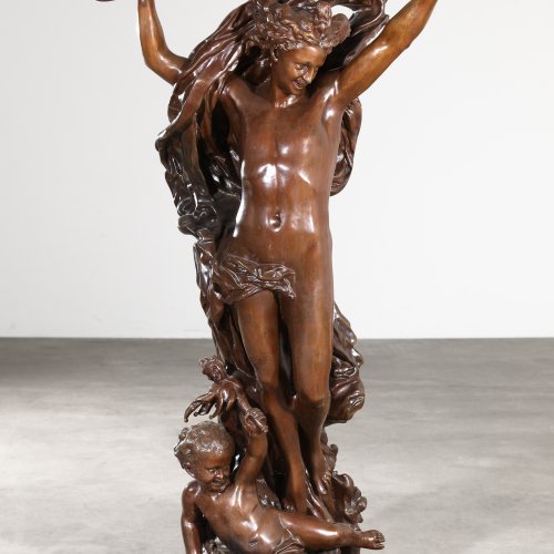 Jean-Baptiste Carpeaux, Bronzeskulptur Le Génie de la Danse