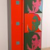 Andy Warhol, hb Collection, limitierter Schrank Motiv A Set of Six Self Portaits 1966