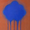 Otto Piene*, Blue fire flower, 1967, Ex. 28/100. signed