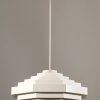 Spectral, large pendant lamp / slat light, model Octaform