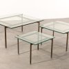 Poul Kjaerholm (im Stile von), 3 Satztische / Coffeetables im Stile von PK 61