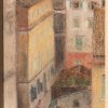 Ludwig von Hofmann. Street in Corfu. 1907. Pastel