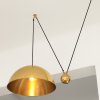 Florian Schulz, Adjustable Pendant Lamp with counterweight, model Posa D. 49 cm