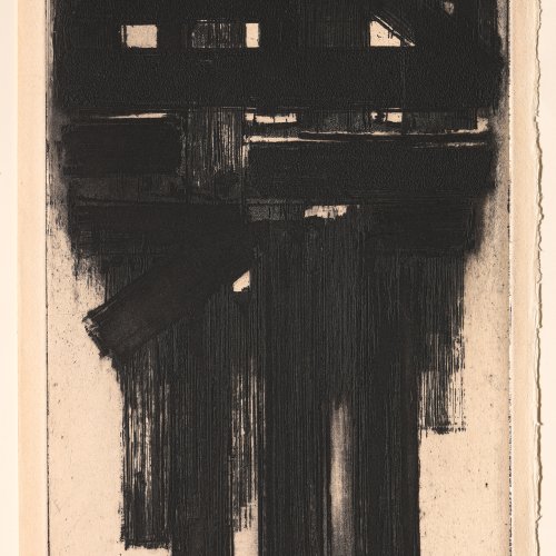 Pierre Soulages*, Eau forte III, 1956, Radierung