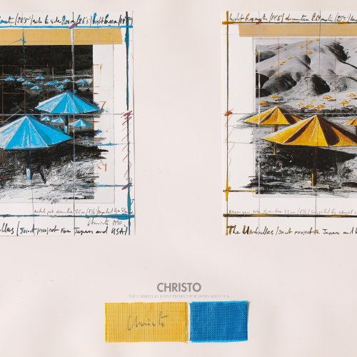 Christo*, The Umbrellas, Joint Project for Japan and U.S.A. 1991