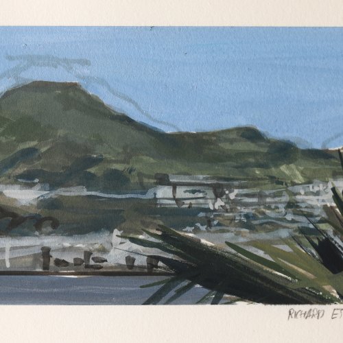 Richard Estes, Nagasaki. 1996. Aquarell