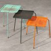 Mathieu Matégot, 3 side tables/nesting tables, model Soumba