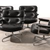 Charles & Ray Eames, Vitra, 4 Chairs, model Time Life Lobby Chair