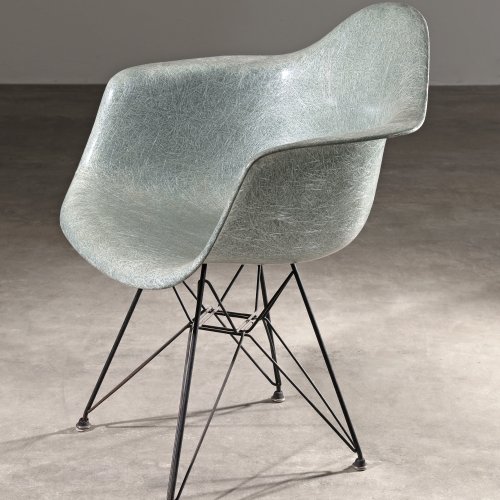 Charles & Ray Eames, Zenith, Armlehnstuhl Modell DAR in Sea Foam Green