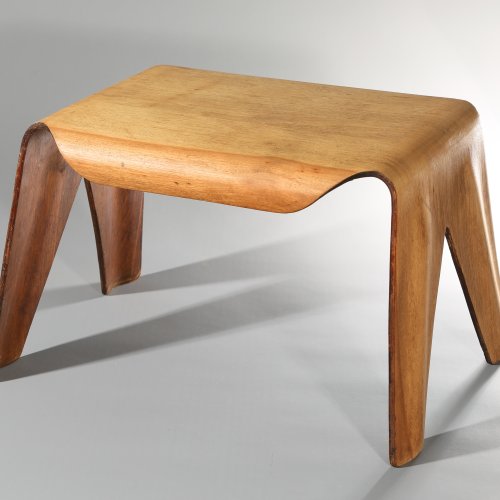 Charles & Ray Eames, früher Schichtholz Kinder Hocker/Plywood Stool