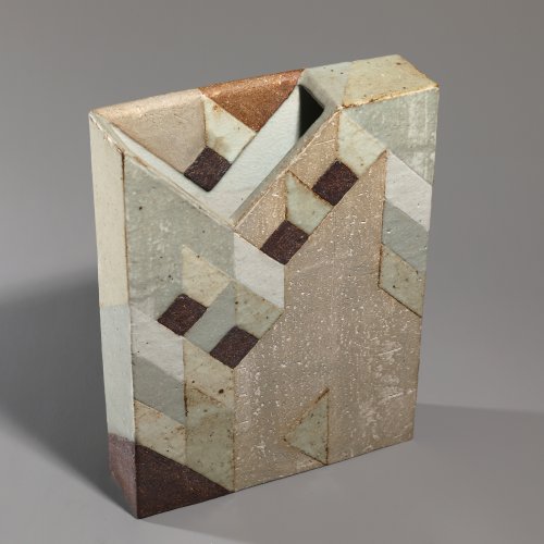 Large square vase