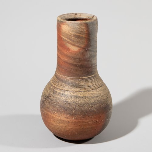 Vase brown orange