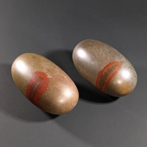 2 Shiva Lingam stones