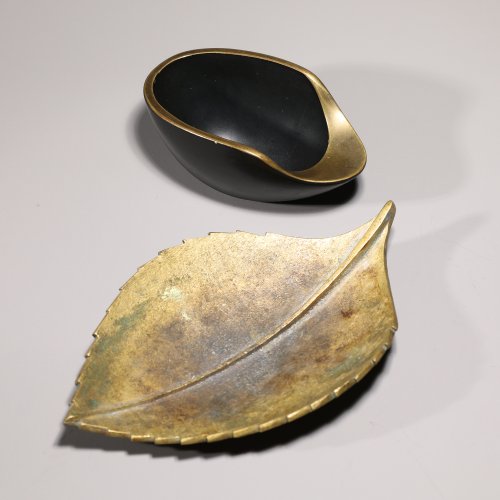 leaf bowl 3646 + small ashtray 3597