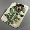 Large tray, motif pansies