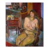 Seated Female Nude in the Artist's Studio