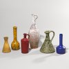 Three jugs and three vases