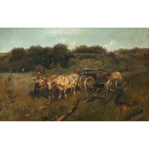 painting Cow Cart