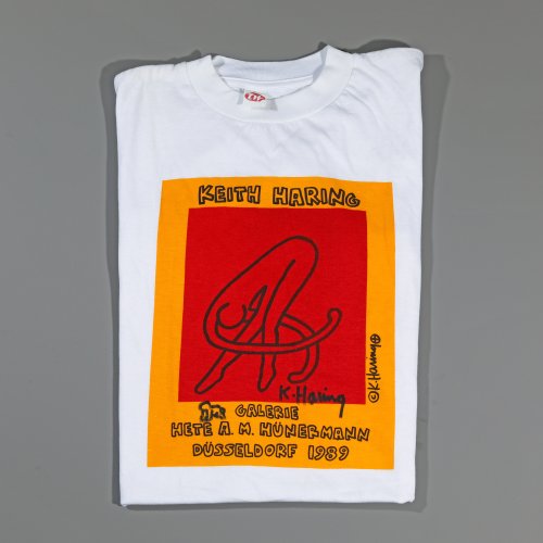 T-shirt, signature + sketch, 1989