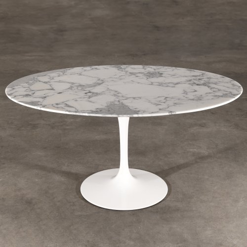 Oval coffee table from the Tulip group