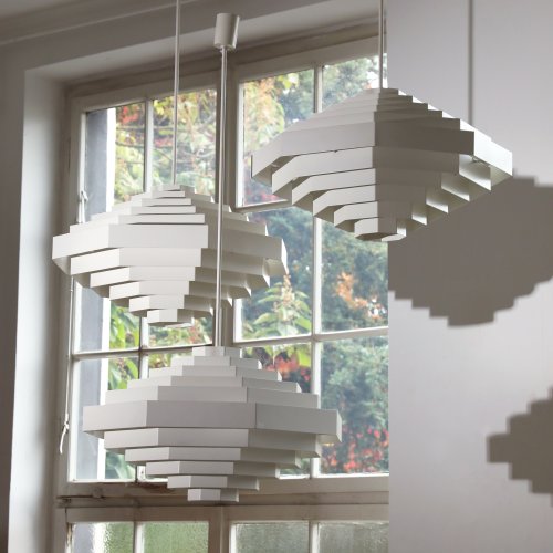 3 pendant lights / slat lights model Octaform